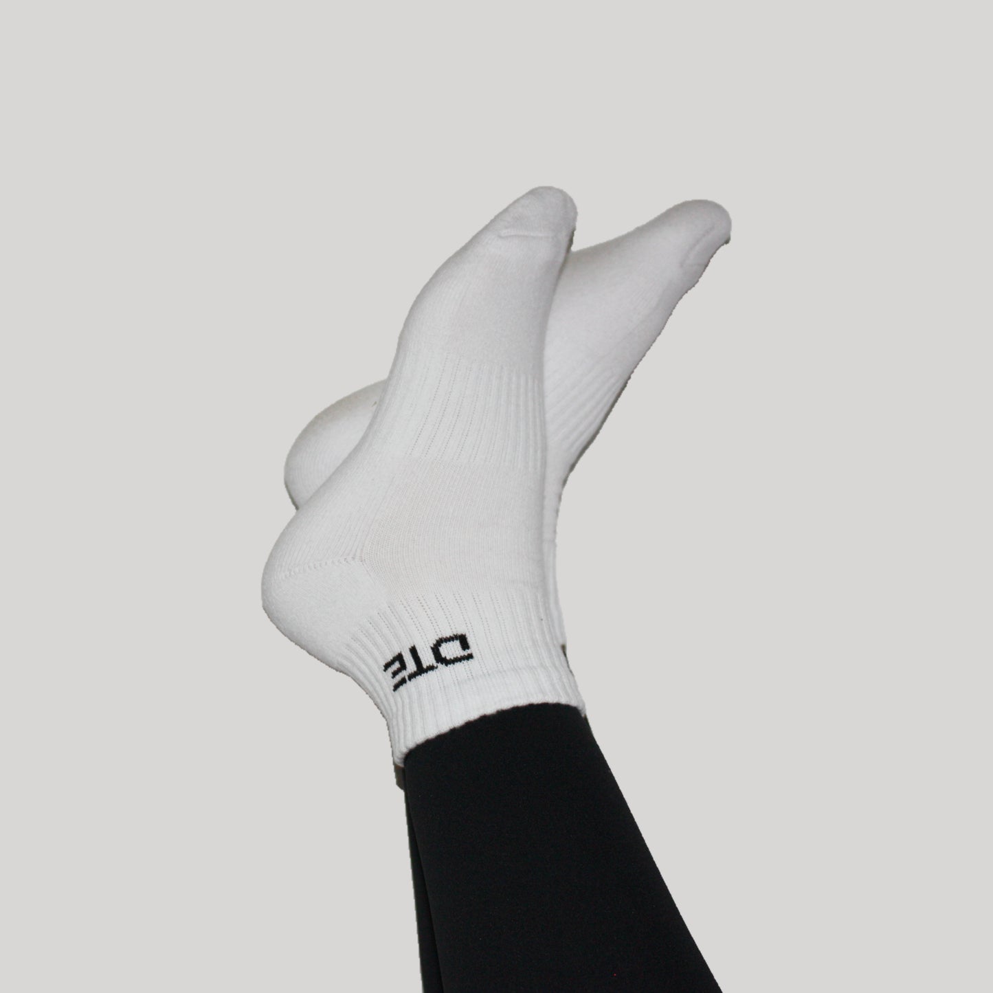 DTE Short Socks - White