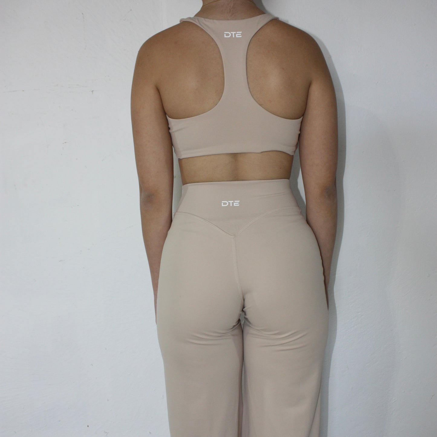 Luxe Wide Leg Flares - apricot