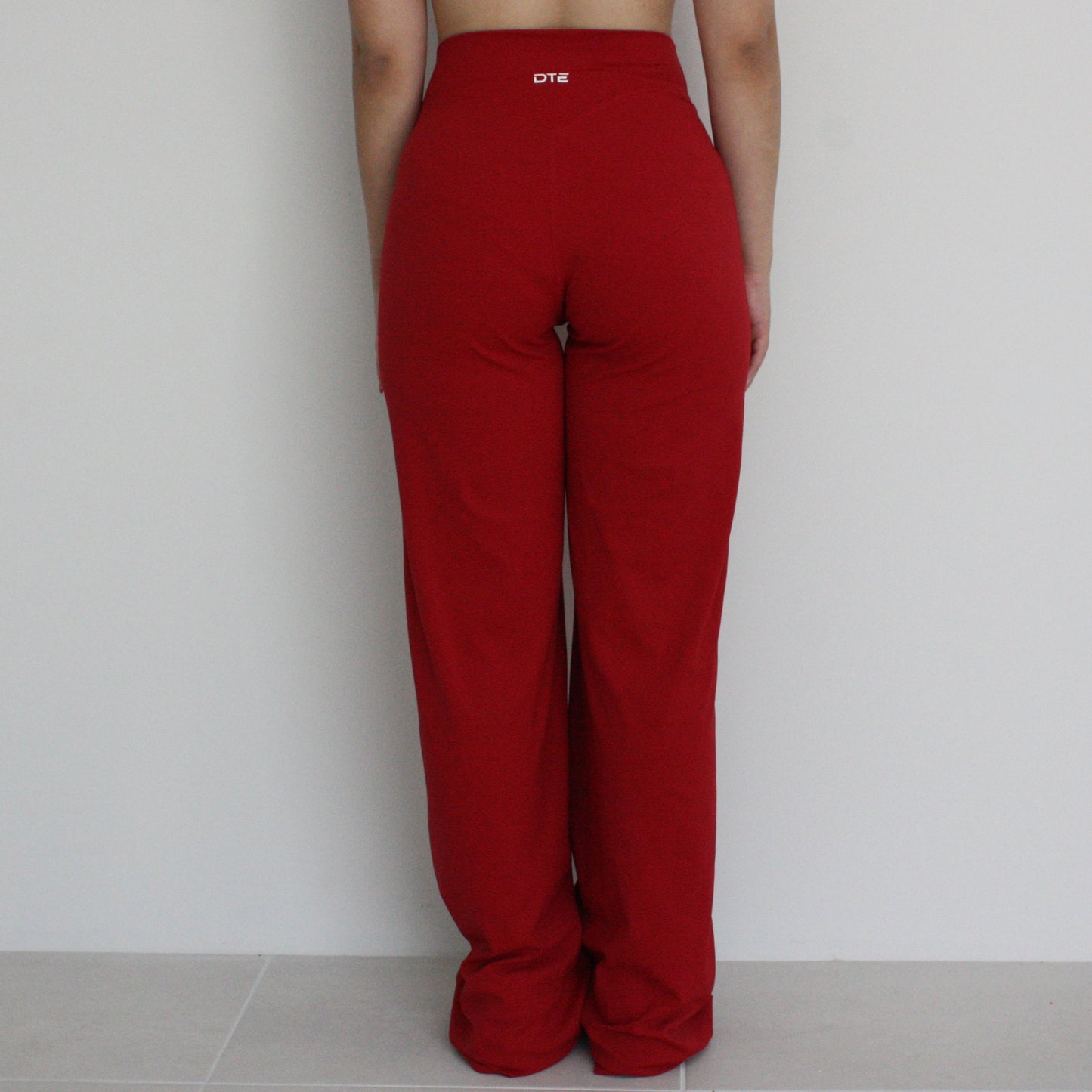 Essential Wide Leg Flares - Rosey Red