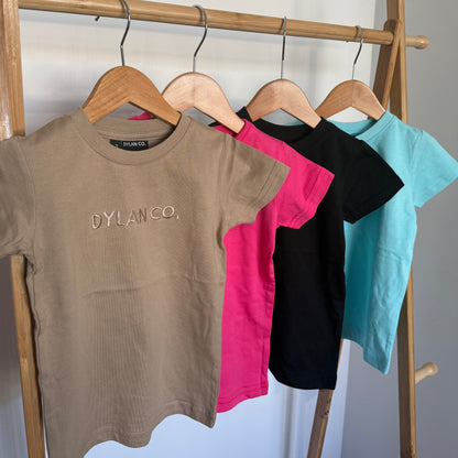 Kids Logo Tee - Hot Pink