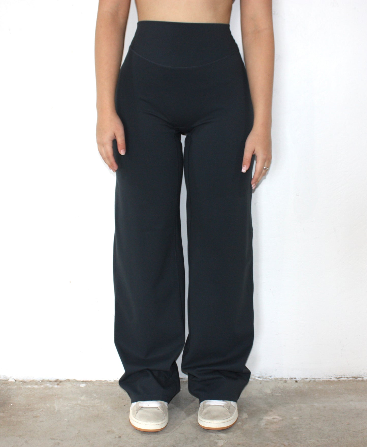 Luxe Wide Leg Flares - Navy