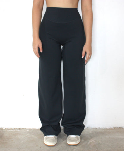 Luxe Wide Leg Flares - Navy
