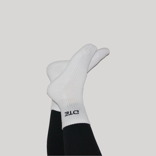 DTE Quarter Socks - White