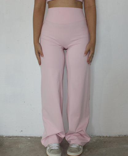 Luxe Wide Leg Flares - Cotton Candy