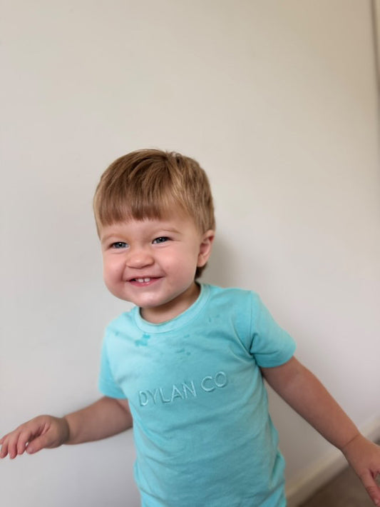Kids Logo Tee - Sky Blue