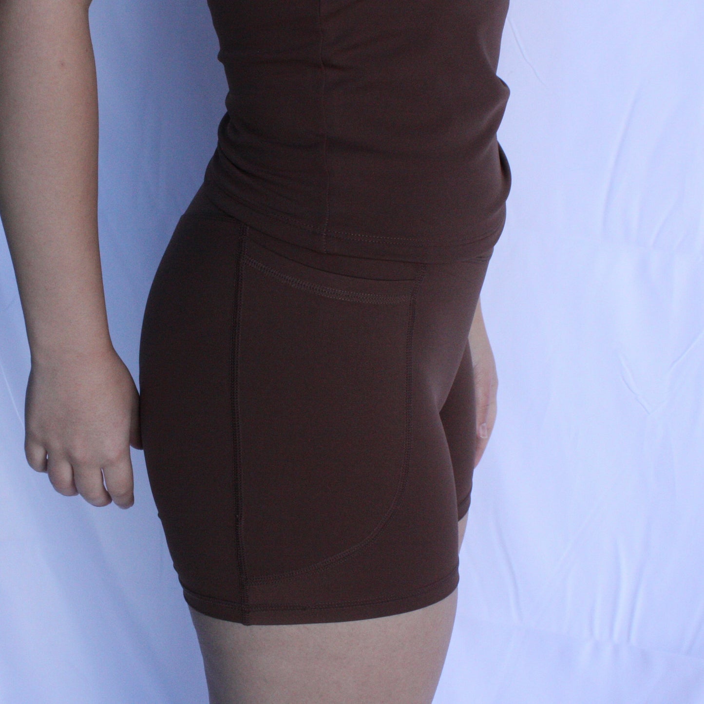 Essential Pocket Shorts - Brown