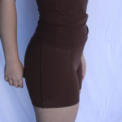 Essential Pocket Shorts - Brown