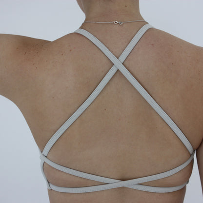 Impact Cross Back Crop - Lychee