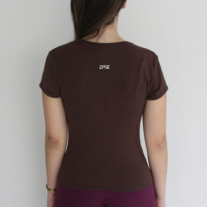 Essential Lite Tee - Brown
