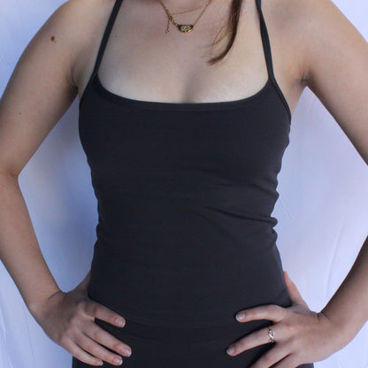 Essential Signature Singlet - Black