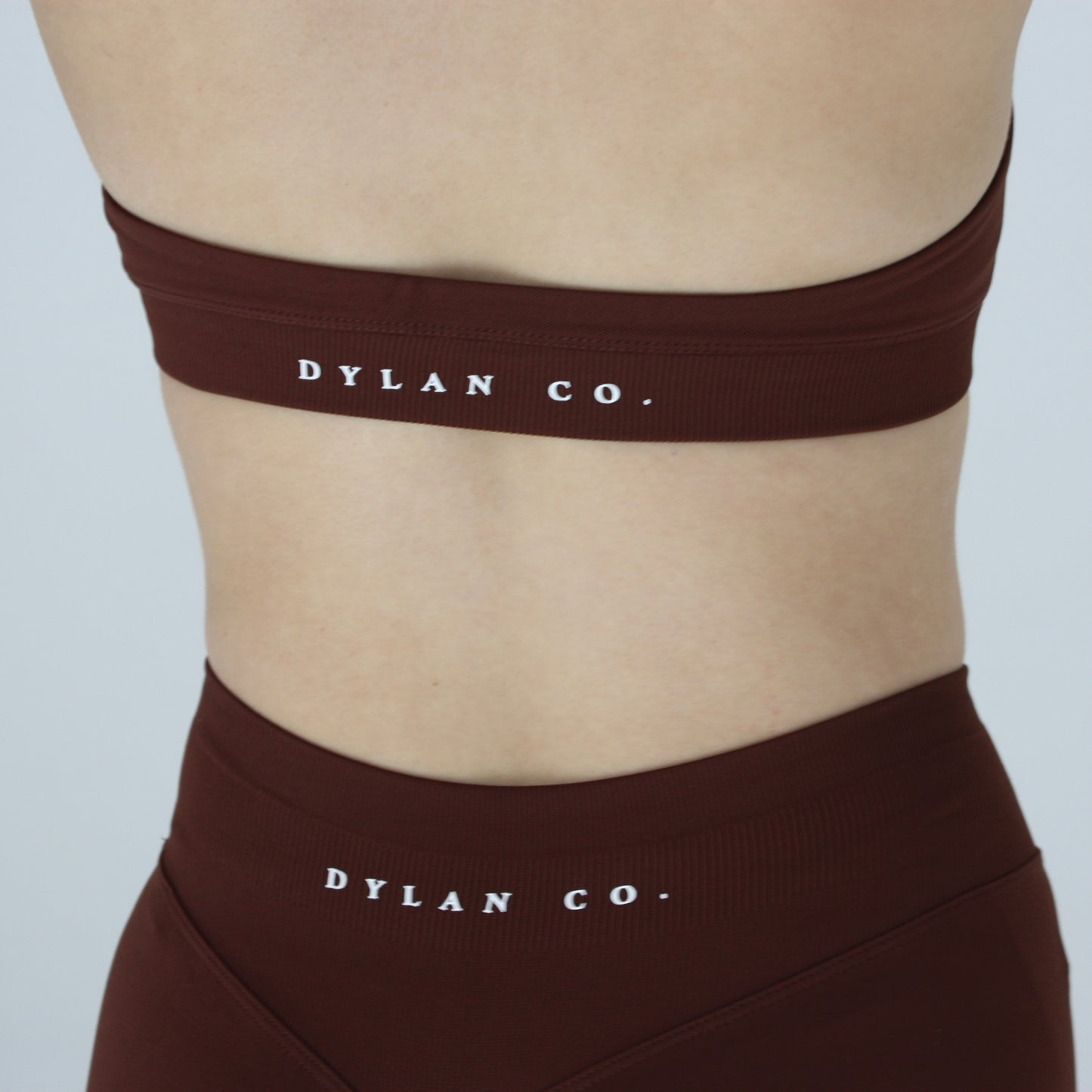Impact Contour Crop - Chocolate Brown