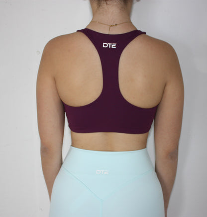 Luxe Racer Back Crop - Grape
