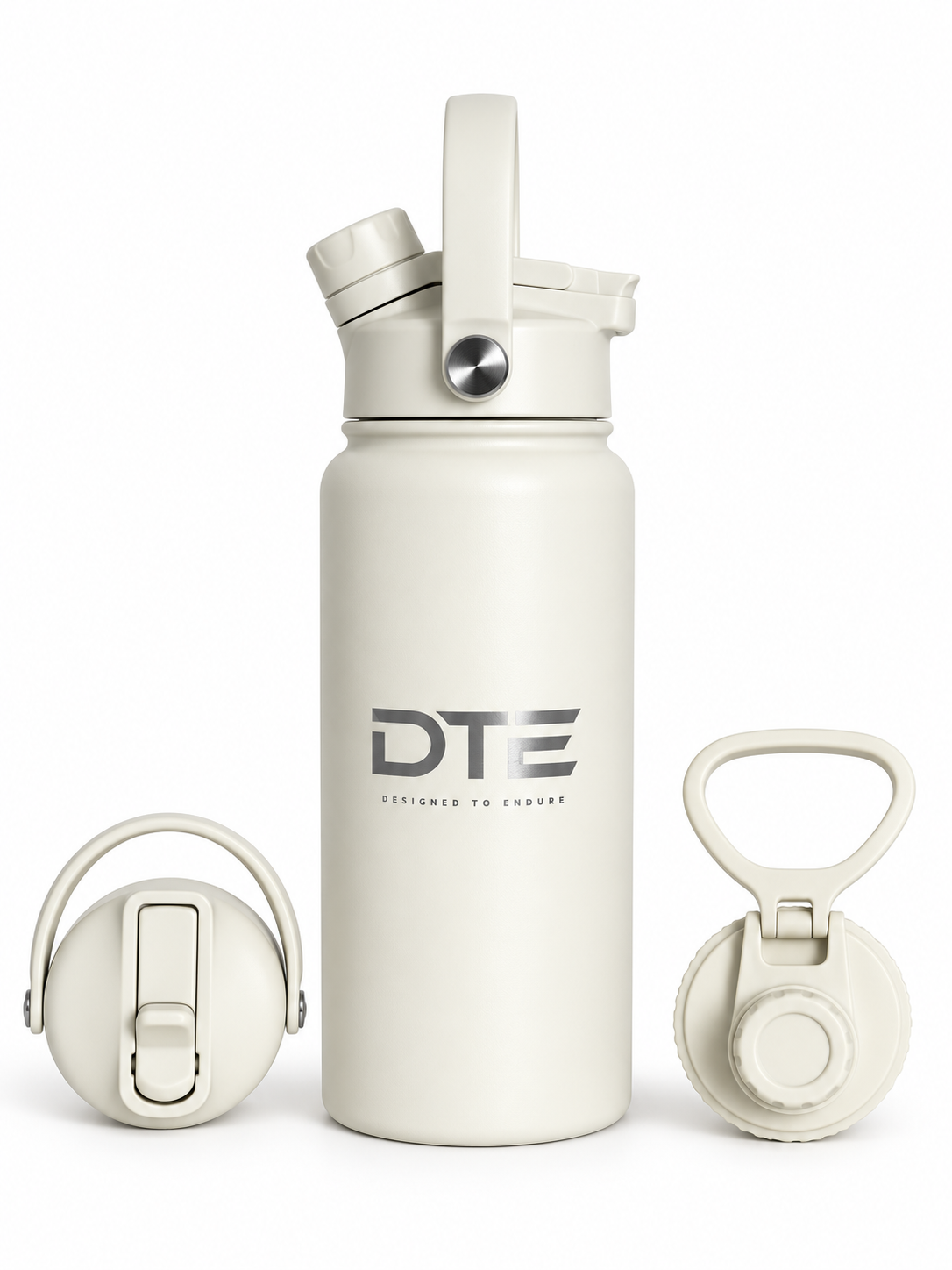 DTE Water Bottle - White 32oz