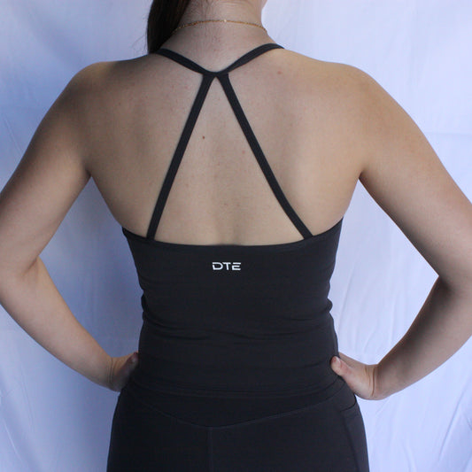 Essential Signature Singlet - Black