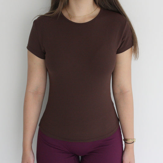 Essential Lite Tee - Brown
